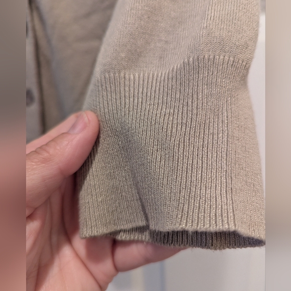 Eyn Anthropologie Women's Tan Beige Button Cardigan Size Med *Some Minor Pilling - Picture 8 of 12